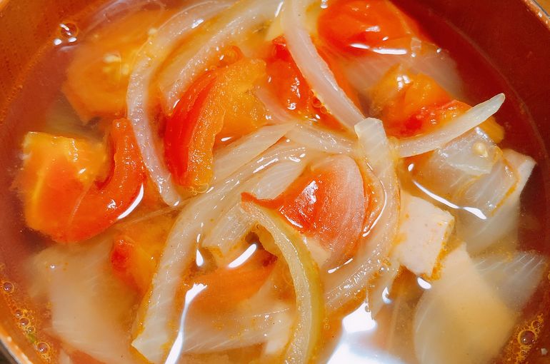 トマトスープの写真